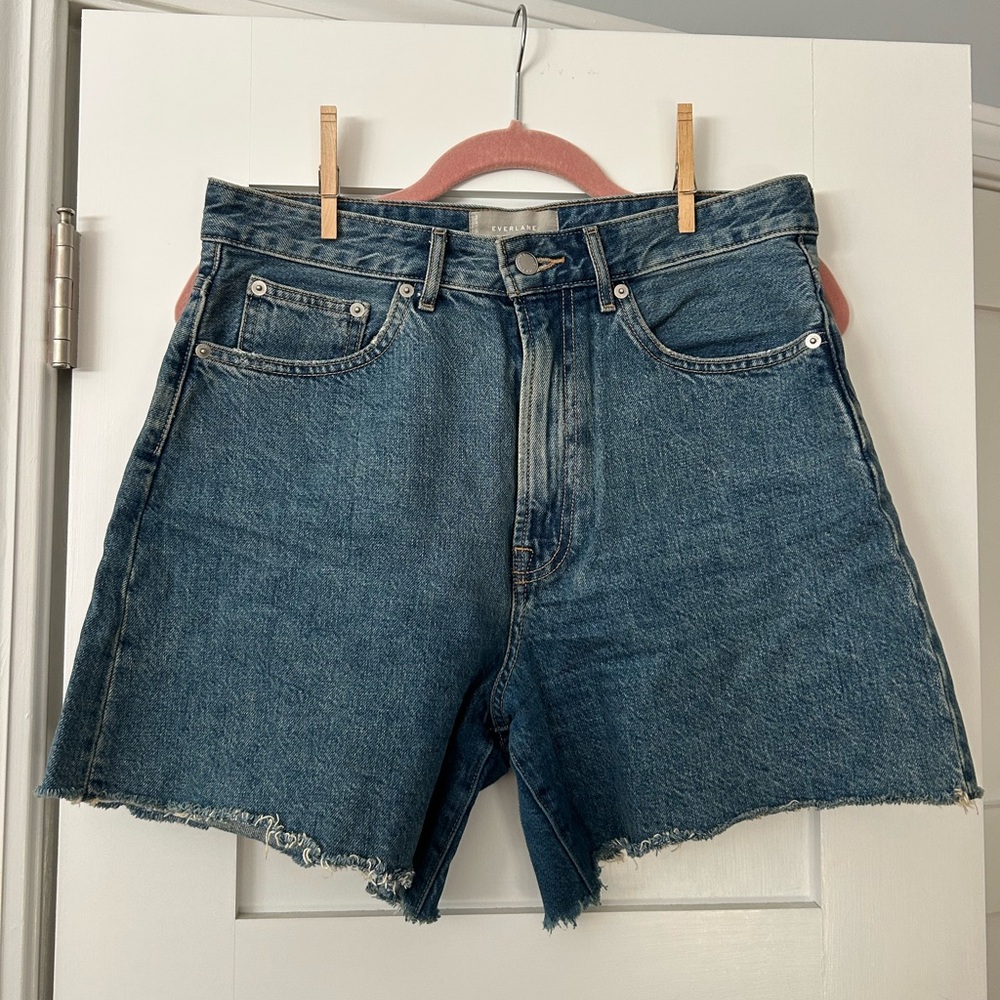 Everlane A-Line Denim Shorts size 28